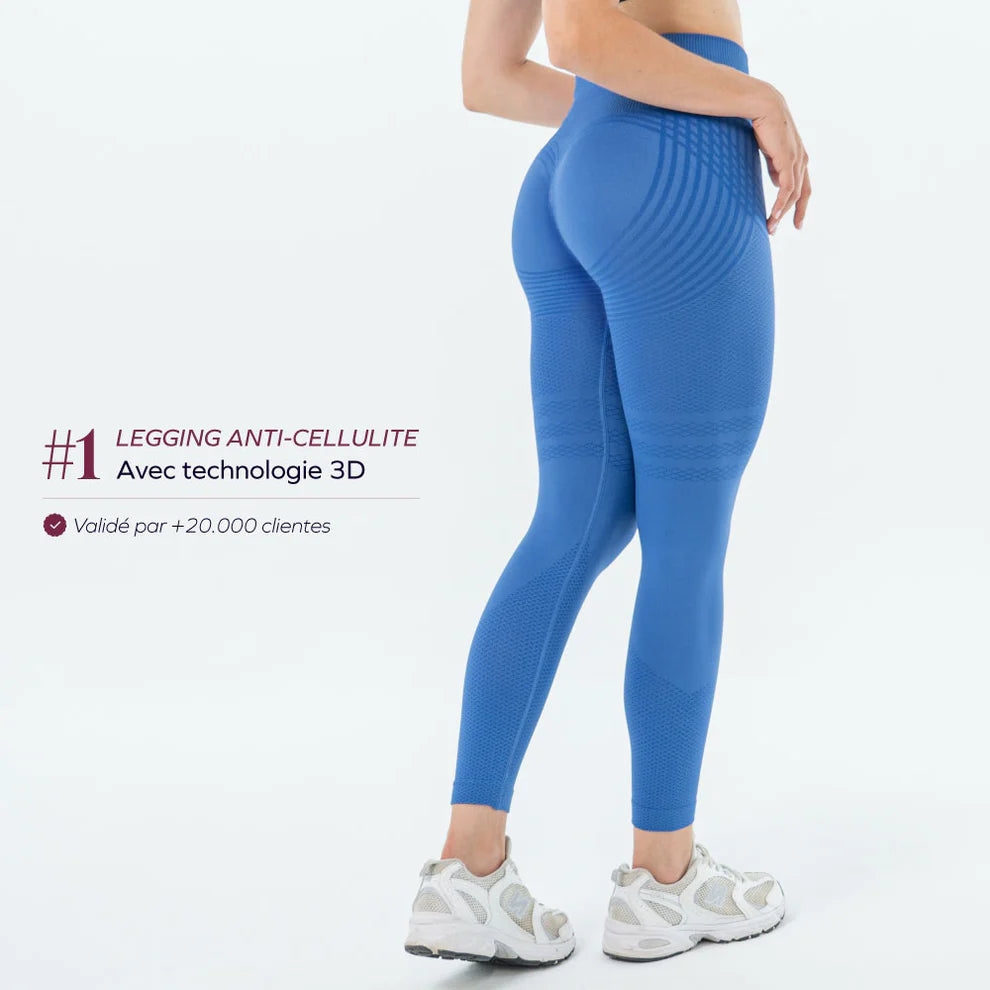 BF | Legging 3D - 2.0 | Bleu Azur