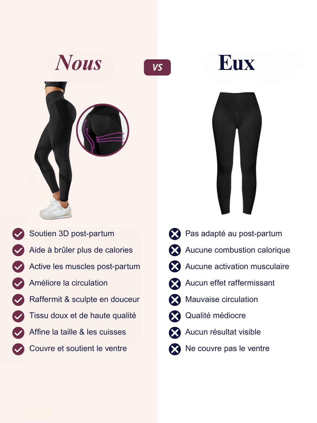 Legging 3D - #1 Legging Post-Partum